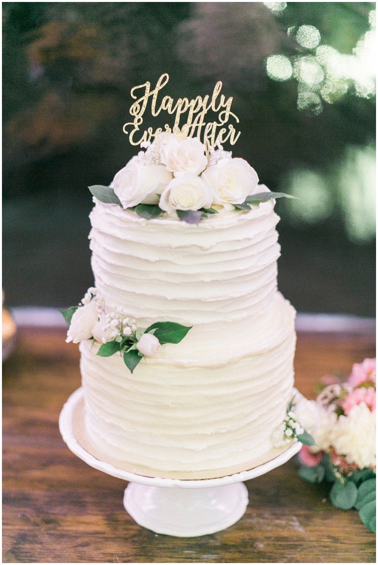 happily ever after wedding cake