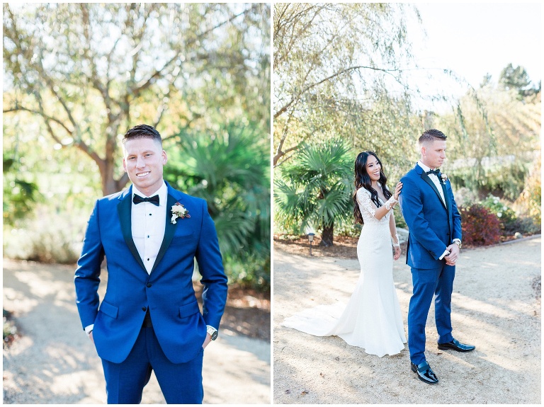 first look wedding moment captured by jody Atkinson photography